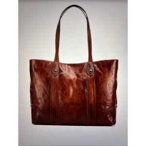 NWT Frye Melissa Washed Leather Shopper Bag